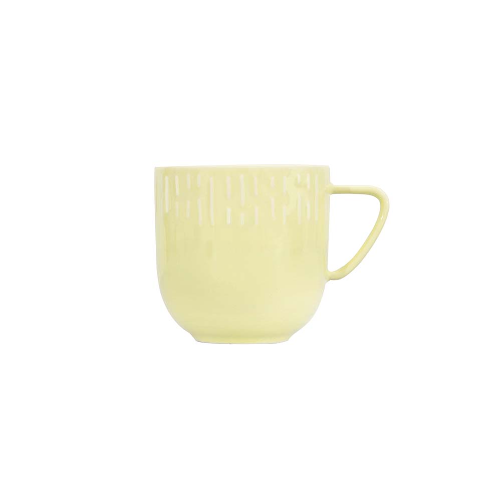 Aida - Confetti - Krus m/relief porcelæn 35 cl Lemon